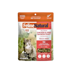 Feline Natural Freeze Dried Chicken & Salmon Feast 100g